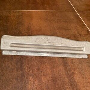Vintage Mutual Adjustable Punch – 3 Hole Paper Punch